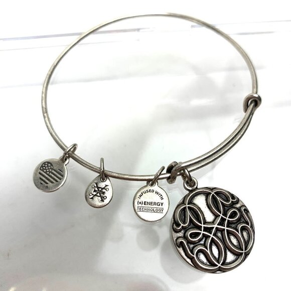 Alex and Ani Path of Life Charm Bracelet - Silver, Expands 2"- 3.5" - Picture 1 of 2